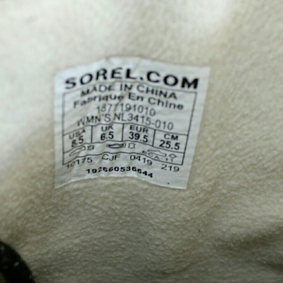 Sorel Shearling Tongue Waterproof Leather Boots - Picture 8 of 8